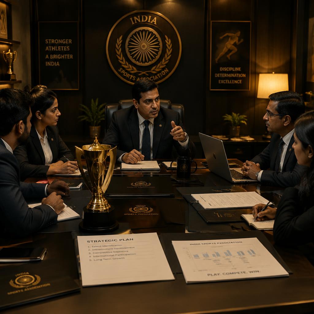 VAJA leadership in a planning meeting